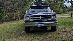 1989 Dodge Ram 4x4 With Myers Plow, Runs And Drives, Needs Work,