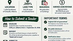 132 Acres Of Farm Land Cheadle Alberta