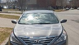 Hyundai Sonata 2013 138 248 Km Avec Pneu Hiver Et Été Et Carfax