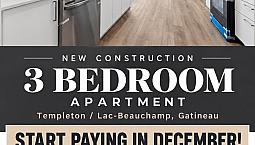 Logement Neuf à Louer – 3 Chambres/bedroom Rent