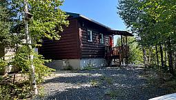 Chalet En Bois Rond État Neuf