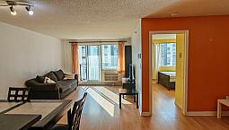 Downtown(jardin Windsor) One Bedroom+den Furnished Condo