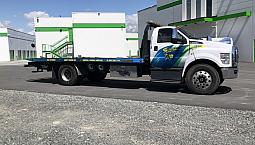 2007 Ford F750 Roll Back Flat Deck Tow Truck $75,000 