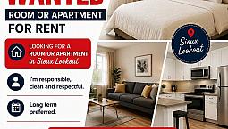 Room Or Appartement For Rent