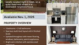Immaculate 3 Bedroom House For Rent In Gravenhurst