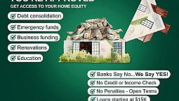 Equity Loans With No Credit Or Income Checks. Same Day Funding!