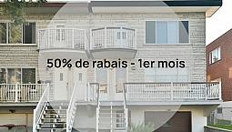 50% De Rabais 1er Mois - 2 Chambres + 1 Bureau - Lasalle