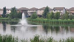 Beautiful Waterfront Townhouse In Southfork, Leduc, 3Bd, 3Bath,