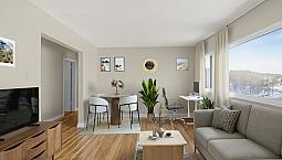 Executive 1-br Suite At 236 Jogues St – Expanded Living Area