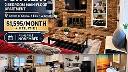 2 Bedroom Main Floor For Nov  1st