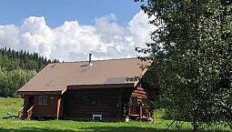 Waterfront Log Home On 5ac
