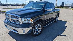 Ram 1500 2018 Laramie Crew Cab Ecodiesel Cuir Toit Sièges Vent