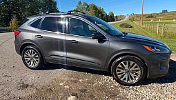 2020 Ford Escape Titanium Ecoboost 2.0l Awd, Heated Leather, Nav