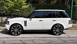 2008 Land Rover Range Rover Supercharged Pearl White On White 