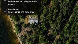  Fly-In Octagon Log Cabin On Lytle Lake, Norther
