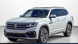 2023 Volkswagen Atlas Execline Awd Sunroof Nav Heated Leather