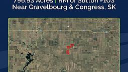 5 Quarters Grain Land | Rm Of Sutton #103 | Near Gravelbourg, Sk