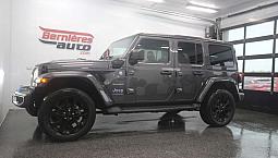 2022 Jeep Wrangler Unlimited Sahara / Sky View / Cuir