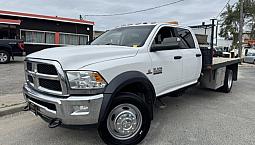 2013 Ram 5500 Slt 4Wd 6.7L Cummins Diesel-12' Flat Deck-Crew Cab