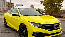 2019 Honda Civic Coupe Sport, Manuel, Écran, Camera, Toit, Mags 