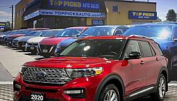 2020 Ford Explorer Limited, 4wd, 2nd Row Buckets, Low Mileage!