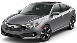 2016 Honda Civic Sedan Touring | Navi | Leather | Sunroof