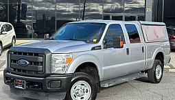 2015 Ford Super Duty F-250 Srw Xlt 4x4 Crew Cab-short Box-cap-in