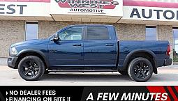 2022 Dodge Ram Warlock Edition Crew 4x4, Loaded/as New/sharp!