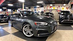 2018 Audi A5 Cabriolet Progressiv S-line Awd Leather Nav Camera