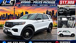 2022 Ford Explorer Hybrid-Awd-Backup Camera-Police Pkg-4 In St