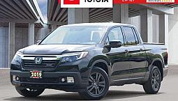 2019 Honda Ridgeline Sport 3.5L Awd / Clean Car Fax / Power Moon