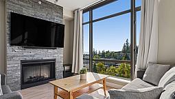 Affordable 9th Floor Condo With Views On Burnaby Mtn!