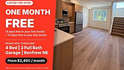 Brand New 4 Bed 3 Bath Townhome With Garage, Renfrew Ne