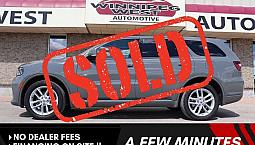 2022 Dodge Durango Low Kms & Rare Second Row Captains Chairs Loa