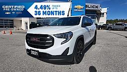 2021 Gmc Terrain Sle 1-Owner // Awd // Elevation Pkg // Black...