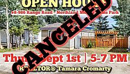 Canceled!! Canceled!! Open House