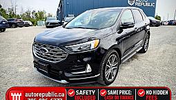 2019 Ford Edge Titanium Awd Certified Loaded One Owner No Accide