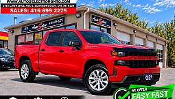 2021 Chevrolet Silverado 1500 Custom 4x4 **5.3l V8** Apple Ca...