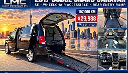 2017 Dodgegrand Caravan Se-Wheelchair Accessible Van-Only 107Kms