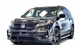 2020 Honda Pilot Black Edition Local Trade, Leather, Dvd, Rear C